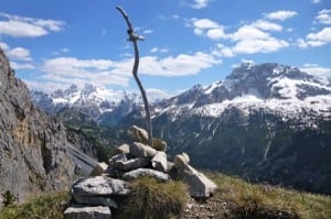 View from Alta Via 3 on Picco di Vallandro Durrenstein