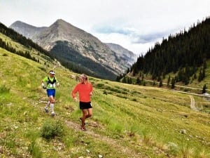 2013 Hardrock 100 - Joe Grant - Sebastien Chaigneau - Grouse Gulch
