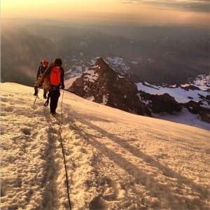 Mount Rainier - Dakota Jones with Sender Films crew