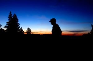 Scott Jaime - 2013 Colorado Trail FKT - Fast Eddy Beer - first light