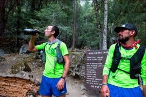 Mike Wolfe - Hal Koerner - JMT - finish celebration