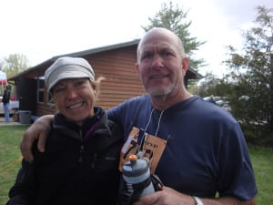 Cassie Scallon and dad - 2013 Ice Age 50