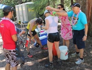 Pam Smith - 2013 Western States 100 - Devils Thumb - carwash