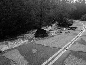 Colorado Front Range - flooding road damage