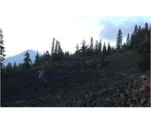 Yassine on the Lava Trail.