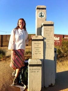 Heather Anderson - Anish - PCT FKT - Mexican border