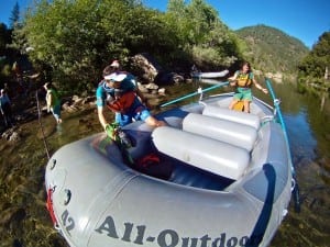 Ian Sharman - 2013 Western States 100 - River crossing