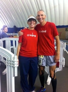 Jon Olsen 100 mile North American record with wife Denise