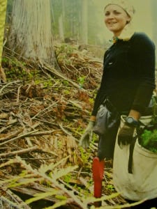 Catrin Jones - planting trees