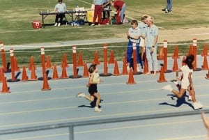 Sally McRae racing at age 7