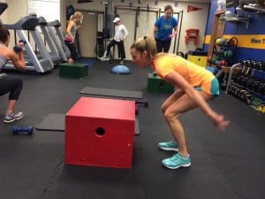 Stephanie Howe - box jump