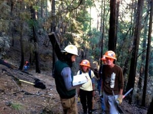 Ann Trason - Trail Work Devils Thumb 2013