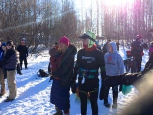 Dave Johnston - ITI 350 - family at start