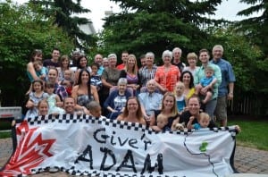 Adam Campbell Family Cheering Squad