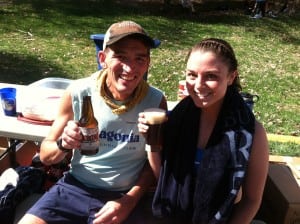 Andy Jones-Wilkins and Jackie Palmer