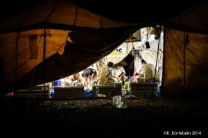 2014 Marathon des Sables - Doc Trotters tent