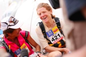 Nikki Kimball and Laurence Klein – 2014 Marathon des Sables Stage 5