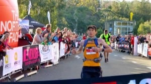 Stu Gibson champion - 2014 The North Face 100k Australia
