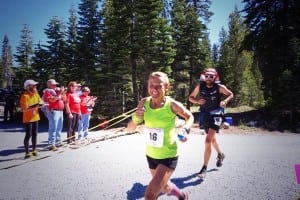 Nathalie Mauclair – 2014 Western States 100 – Robinson Flat
