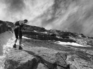 Sébastien Chaigneau - North Face of Longs Peak rappelling (10)