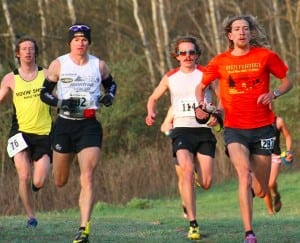 2014 Ice Age 50 Mile early lead pack