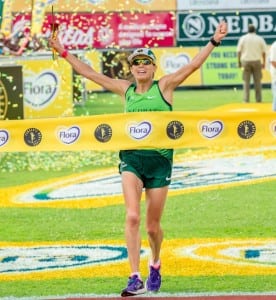 Ellie Greenwood, 2014 Comrades Marathon champion