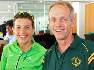Ellie Greenwood and Bruce Fordyce