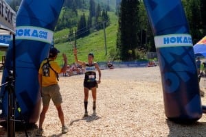 Sage Canaday - 2014 Speedgoat 50k - Finish