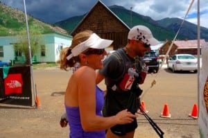 Jared Campbell finishing his 8th Hardrock 100 in 2013