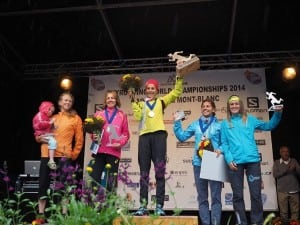 2014 Skyrunning World Championships - Mont-Blanc Marathon women's podium