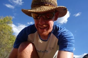 Bryon Powell - 2014 Bear 100 - Mountain Hardwear Raffia Fedora