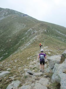 Meghan Hicks - 2014 Tor des Geants - approaching Coda