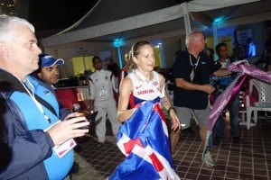 Jo Zakrzewski - 2014 IAU 100k World Championships third place