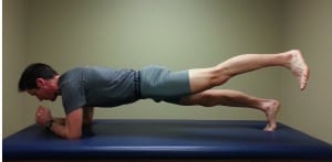 Low Back Pain - Plank Plus Leg Extension
