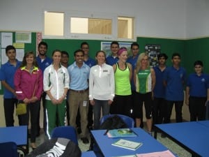 Emily Harrison school visit