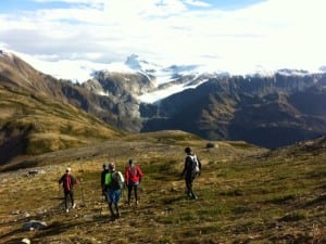 Idyllic autumn running