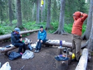 Established Campsite Glacier National Park