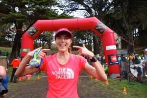 Stephanie Howe - 2014 TNF EC 50 - finish
