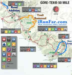 2014 TNF 50 Course Changes