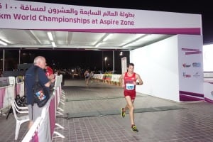 Max King - 100k world championships running solo