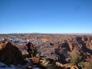 Trail runner durable surface Canyonlands National Park