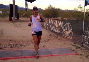 Angela Shartel - 2015 Black Canyon 100k second place