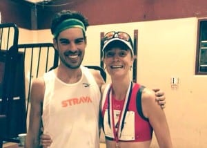 Chris Mocko and Devon Yanko, 2015 Napa Valley Marathon champions