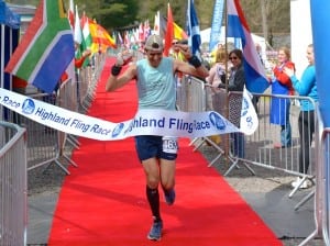 Matt Laye - 2015 Hoka Highland Fling champion