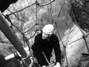 The North Face 100k Australia - Tarros Ladder and rope cage