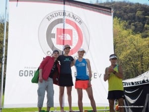 Women's podium - 2015 The North Face Endurance Challenge Bear Mountain 50 Mile