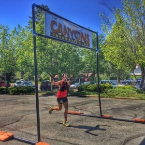 Fernando De Samaniego Steta - 2015 Canyons 100k second place