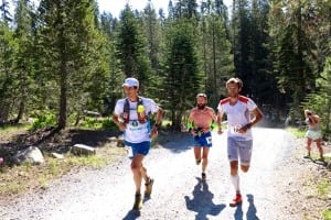 Thomas Lorblanchet - Rob Krar - Francois Dhaene - 2015 Western States 100 - Robinson Flat