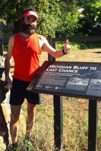 Brendan Davies with beard - pre 2015 Western States 100