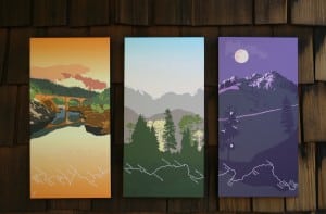 Maggie Tides Western States Trail Triptych